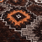 Printed Quilted Bedspread Dark chocolate brown - Zarle