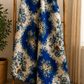 Printed Quilted Bedspread Royal Blue - Zarle