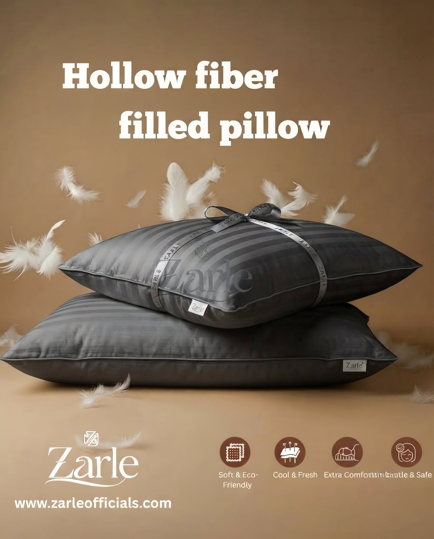 Hollow Fiber Filled Single Pillow – Hotel Quality