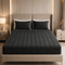 Waterproof Quilted Mattress Protector – King Size (Black) - Zarle