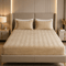 Waterproof Quilted Mattress Protector – King Size (Cream) - Zarle
