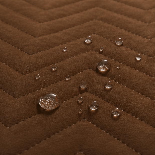Waterproof Quilted Mattress Protector – King Size (Dark Brown) - Zarle