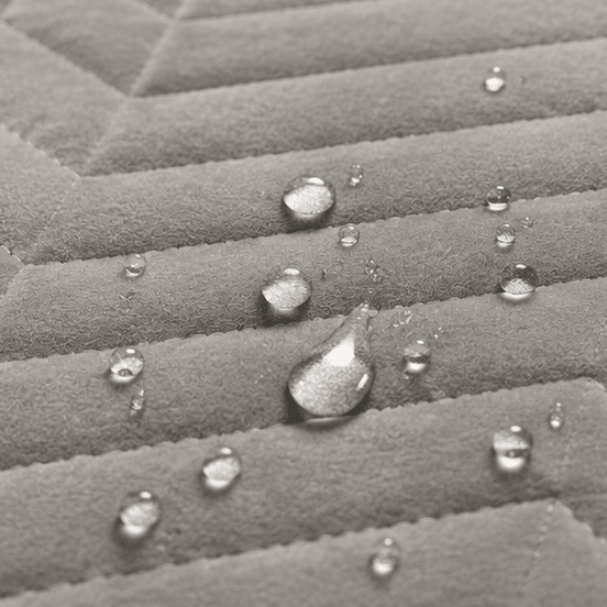 Waterproof Quilted Mattress Protector – King Size (Grey) - Zarle