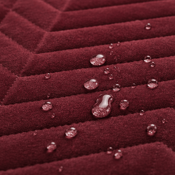 Waterproof Quilted Mattress Protector – King Size (Maroon) - Zarle