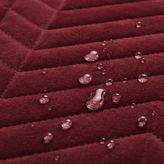 Waterproof Quilted Mattress Protector – King Size (Maroon) - Zarle