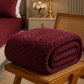 Waterproof Quilted Mattress Protector – King Size (Maroon) - Zarle