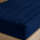 Waterproof Quilted Mattress Protector – King Size (Navy Blue) - Zarle