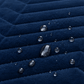 Waterproof Quilted Mattress Protector – King Size (Navy Blue) - Zarle