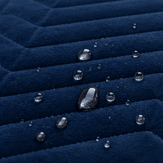 Waterproof Quilted Mattress Protector – King Size (Navy Blue) - Zarle