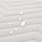 Waterproof Quilted Mattress Protector – King Size (White) - Zarle