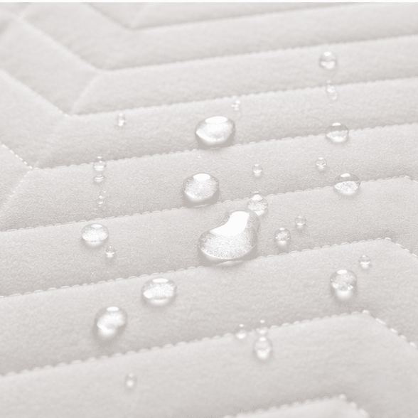 Waterproof Quilted Mattress Protector – King Size (White) - Zarle
