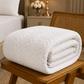 Waterproof Quilted Mattress Protector – King Size (White) - Zarle