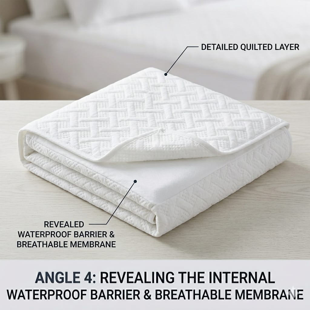 Waterproof Quilted Mattress Protector – Single Size - Zarle