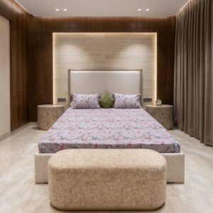 vintage bloom premium microfiber bedsheet set