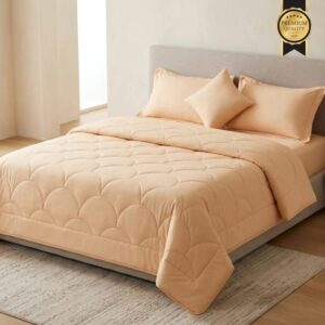 bed in a bag – complete luxury set (peach)