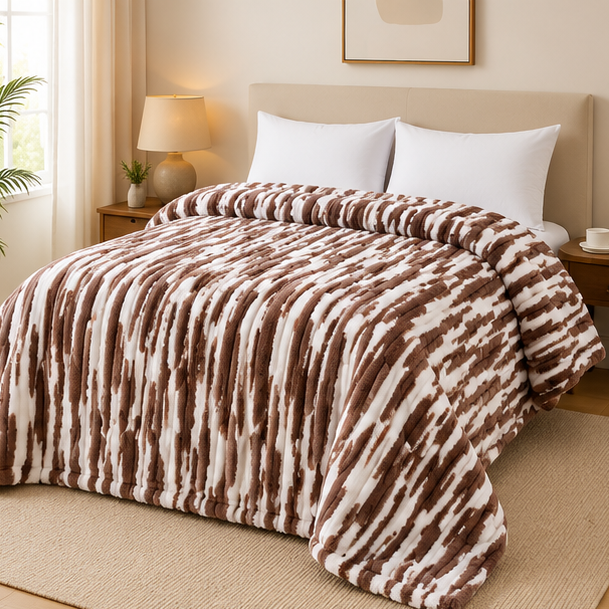 luxury plush bed blanket chocolate brown luxury plush bed blanket chocolate brown