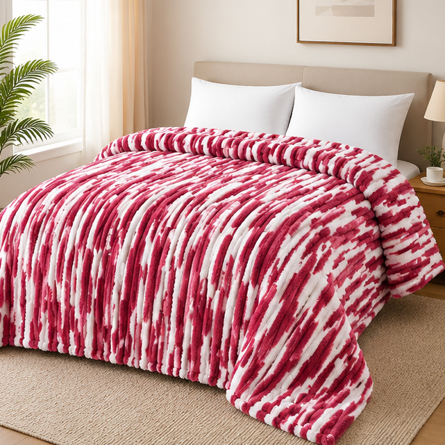 luxury plush bed blanket light pink luxury plush bed blanket light pink