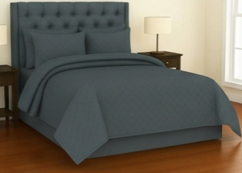 Elegant Teal Blue Bedspread Set