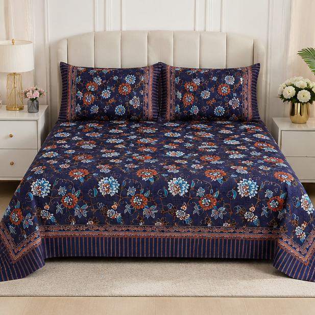 crystal cotton lifebedsheet navy blue crystal cotton lifebedsheet navy blue